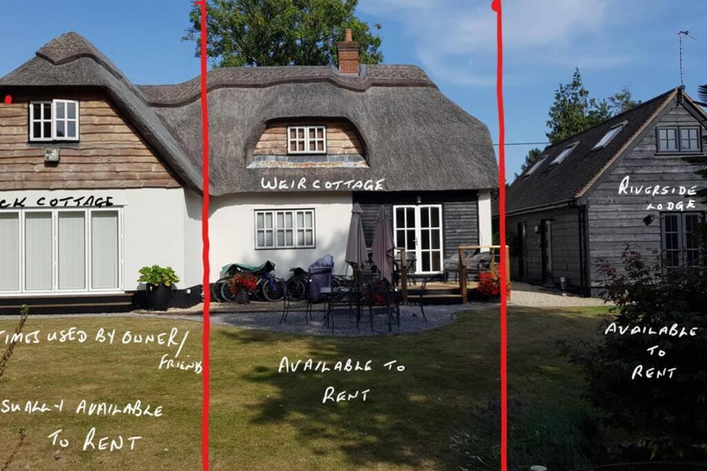 Riverside Lodge Pied A Terre Fordingbridge Exterior foto